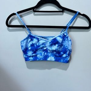 Blue Training Bra